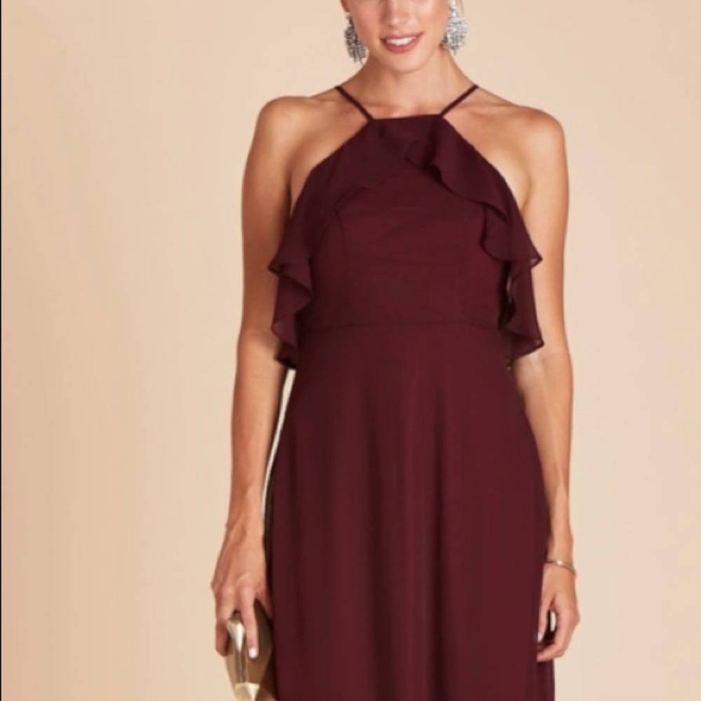 Birdy Grey floor length gown in gorgeous Cabernet! Size medium. Brand new!